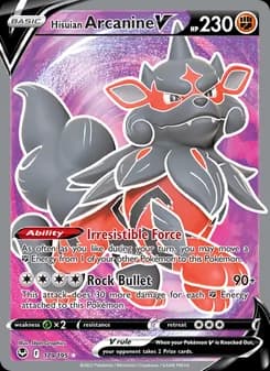 Hisuian Arcanine V — Silver Tempest