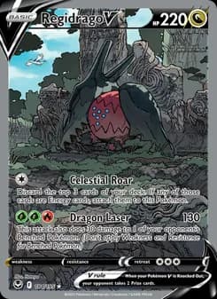 Regidrago V — Silver Tempest — Ultra Rare