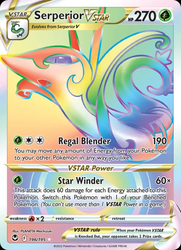 Serperior VSTAR — Silver Tempest, Secret Rare