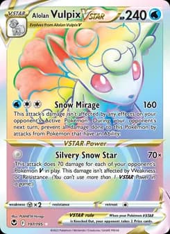 Alolan Vulpix VSTAR — Silver Tempest