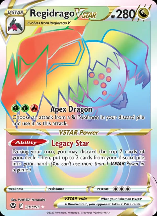 Regidrago VSTAR — Silver Tempest, Secret Rare