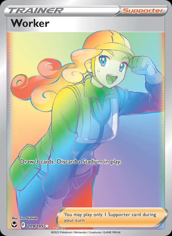 Worker — Silver Tempest, Secret Rare