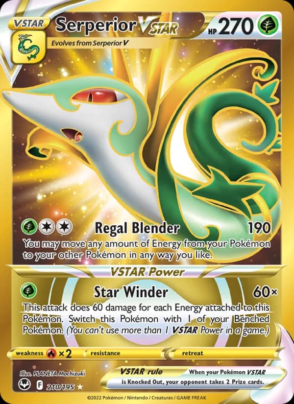 Serperior VSTAR — Silver Tempest, Secret Rare