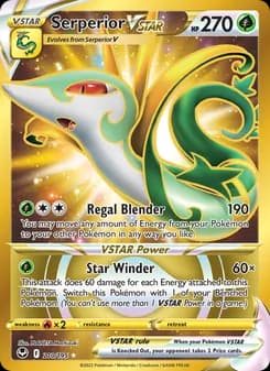Serperior VSTAR — Silver Tempest — Secret Rare