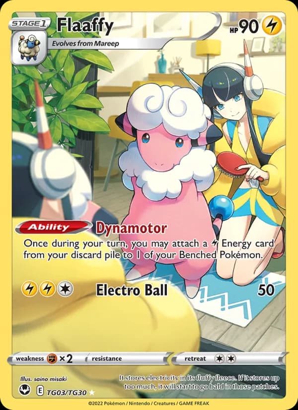 Flaaffy — Silver Tempest, Holo Rare