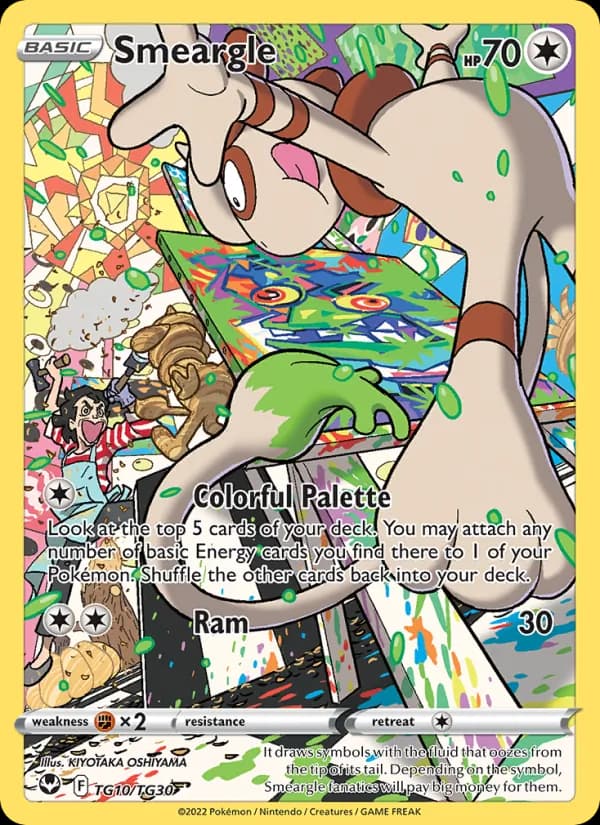 Smeargle — Silver Tempest, Holo Rare