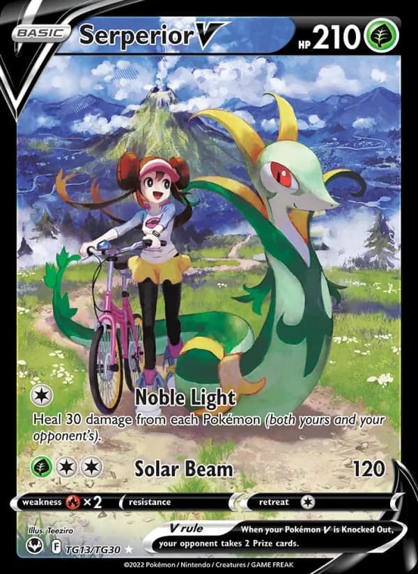 Serperior V — Silver Tempest, Holo Rare V
