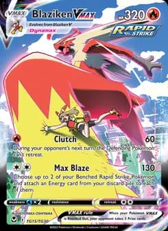 Blaziken VMAX — Silver Tempest — Holo Rare VMAX