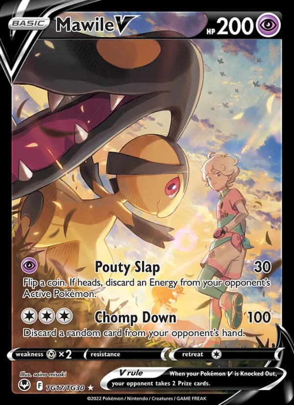 Mawile V — Silver Tempest, Holo Rare V