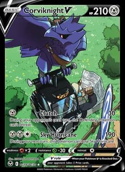 Corviknight V — Silver Tempest — Holo Rare V