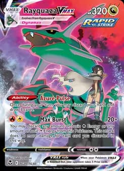Rayquaza VMAX — Silver Tempest — Holo Rare VMAX