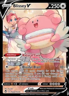 Blissey V — Silver Tempest — Holo Rare V