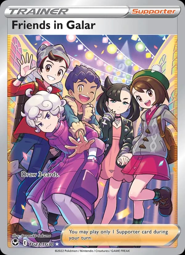 Friends in Galar — Silver Tempest, Full Art Trainer
