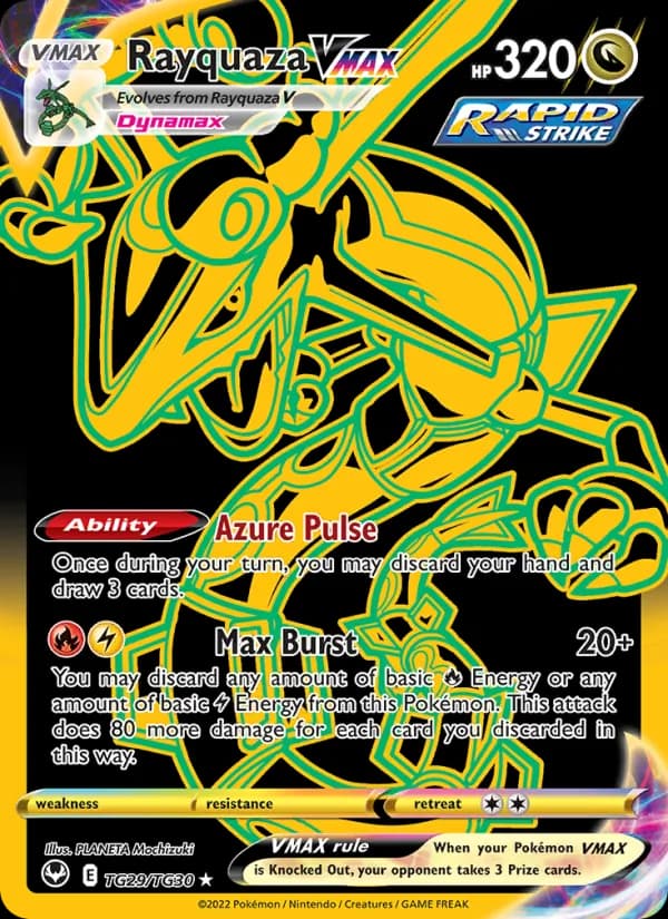 Rayquaza VMAX — Silver Tempest, Secret Rare