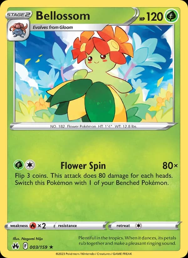 Bellossom — Crown Zenith, Rare