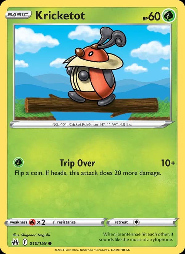 Kricketot — Crown Zenith, Common