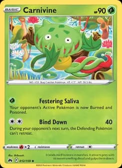 Carnivine — Crown Zenith — Uncommon