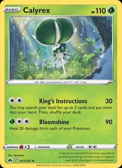 Calyrex — Crown Zenith — Holo Rare