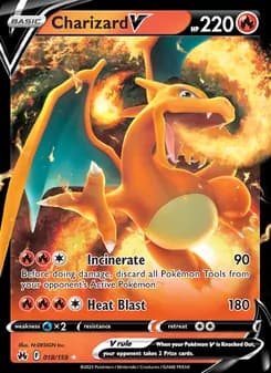 Charizard V — Crown Zenith — Holo Rare V