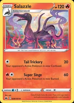Salazzle — Crown Zenith — Uncommon
