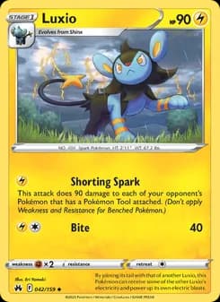 Luxio — Crown Zenith — Uncommon