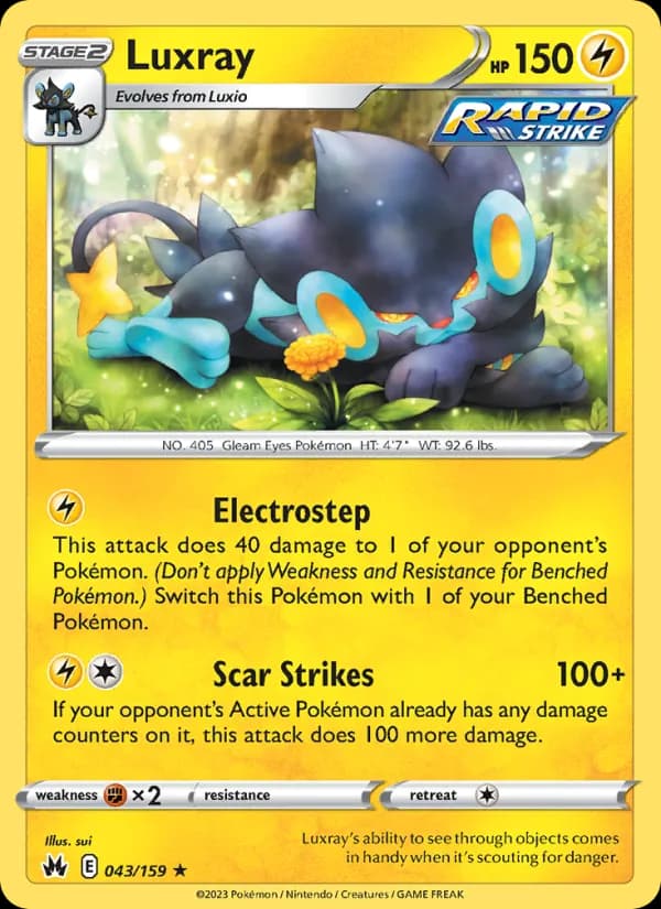 Luxray — Crown Zenith, Rare