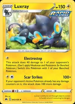 Luxray — Crown Zenith — Rare