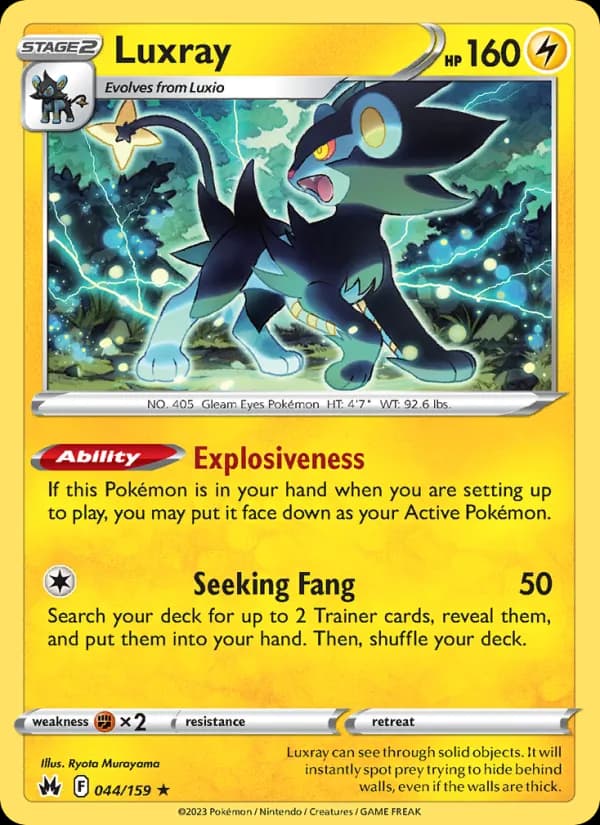 Luxray — Crown Zenith, Rare
