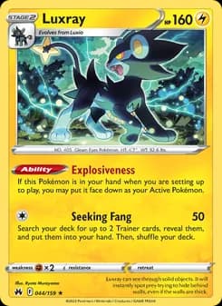 Luxray — Crown Zenith — Rare