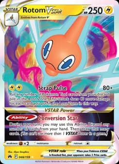 Rotom VSTAR — Crown Zenith — Holo Rare VSTAR