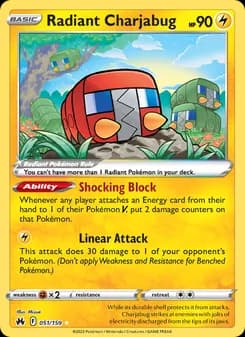 Radiant Charjabug — Crown Zenith — Radiant Rare