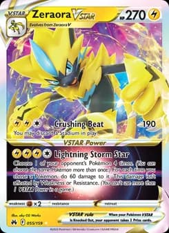 Zeraora VSTAR — Crown Zenith — Holo Rare VSTAR