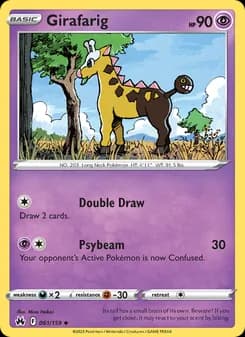 Girafarig — Crown Zenith — Uncommon