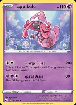 Tapu Lele — Crown Zenith — Holo Rare