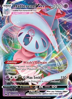 Hatterene VMAX — Crown Zenith — Holo Rare VMAX