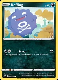 Koffing — Crown Zenith — Common