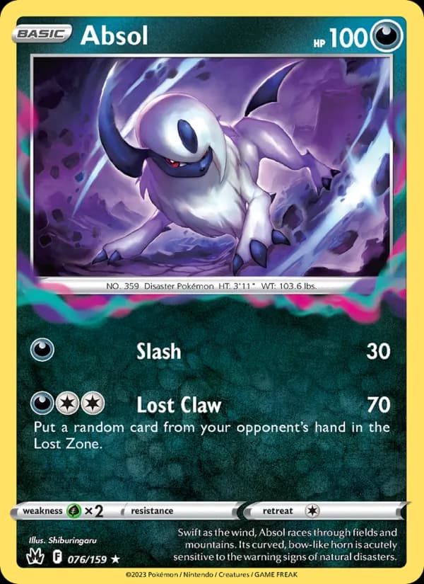 Absol — Crown Zenith, Holo Rare