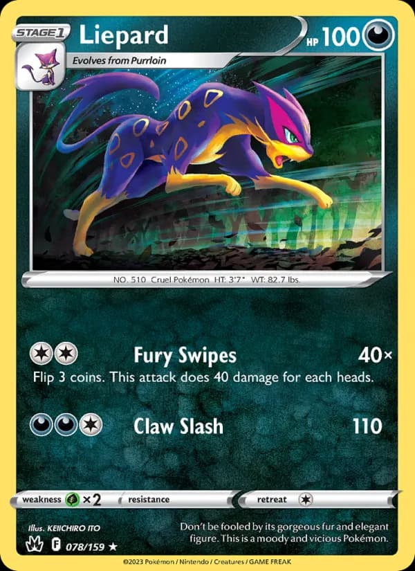 Liepard — Crown Zenith, Rare