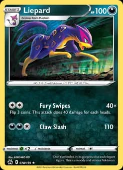 Liepard — Crown Zenith — Rare