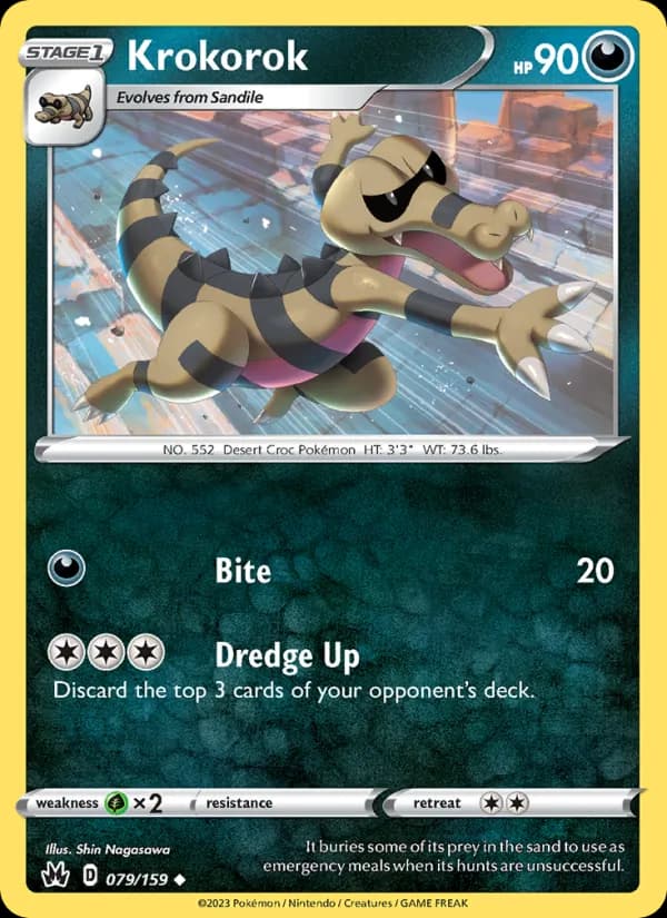 Krokorok — Crown Zenith, Uncommon