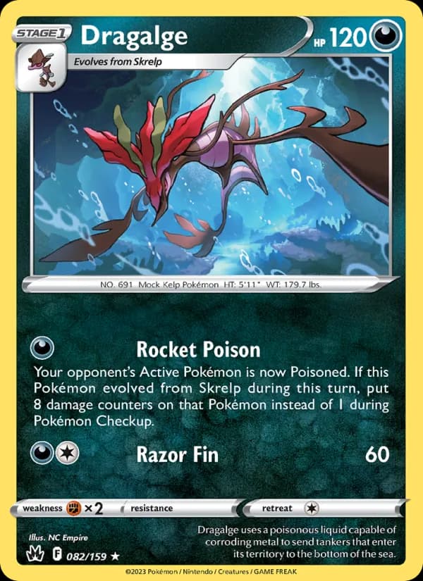 Dragalge — Crown Zenith, Rare