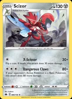 Scizor — Crown Zenith — Rare