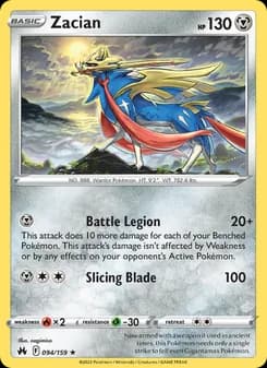 Zacian — Crown Zenith — Holo Rare