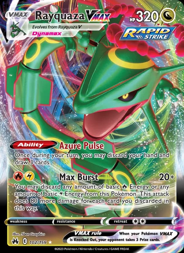 Rayquaza VMAX — Crown Zenith, Ultra Rare