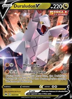 Duraludon V — Crown Zenith — Holo Rare V