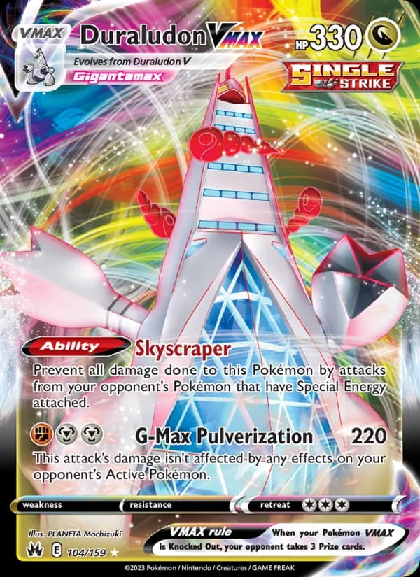 Duraludon VMAX — Crown Zenith, Holo Rare VMAX