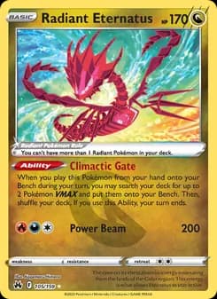 Radiant Eternatus — Crown Zenith — Radiant Rare