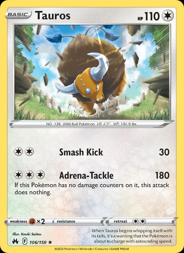 Tauros — Crown Zenith, Rare
