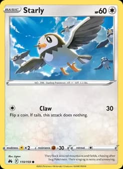 Starly — Crown Zenith — Common