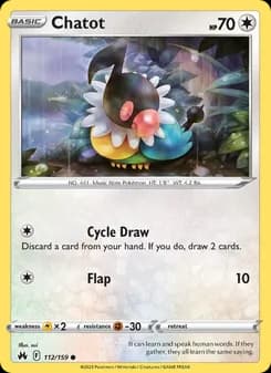 Chatot — Crown Zenith — Common